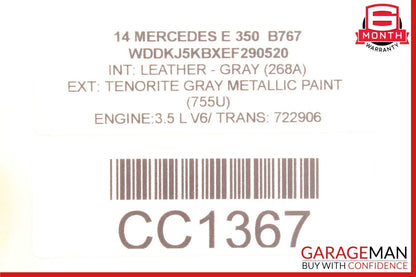 14-18 Mercedes W207 E350 3.5L V6 ECU ECM Engine Computer Control Module Unit OEM