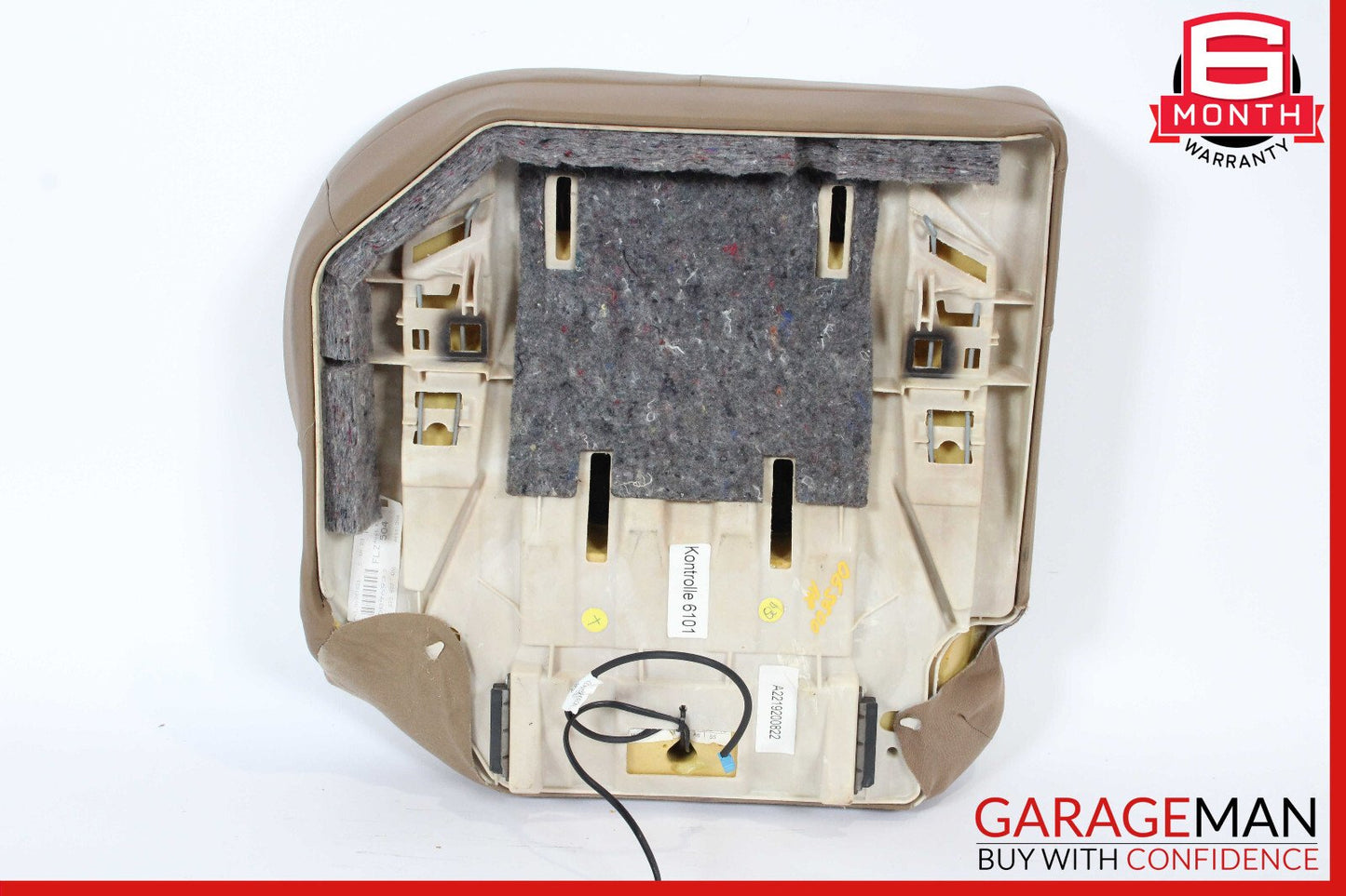 07-09 Mercedes W221 S600 Rear Right Recline Lower Bottom Seat Cushion OEM