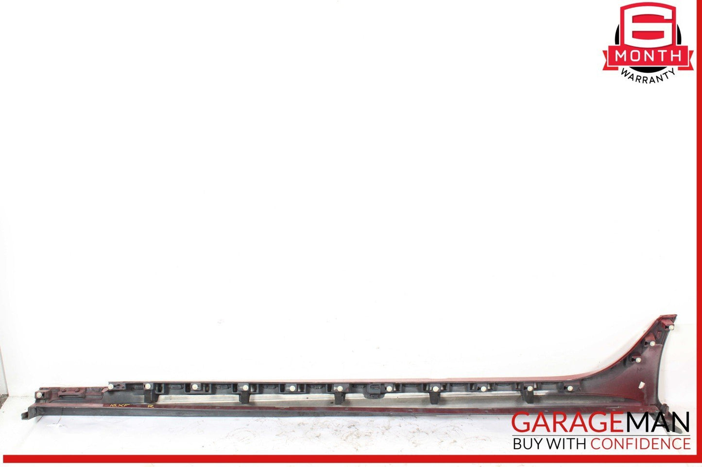 16-21 Jaguar XF Right Passenger Side Rocker Panel Skirt Red OEM