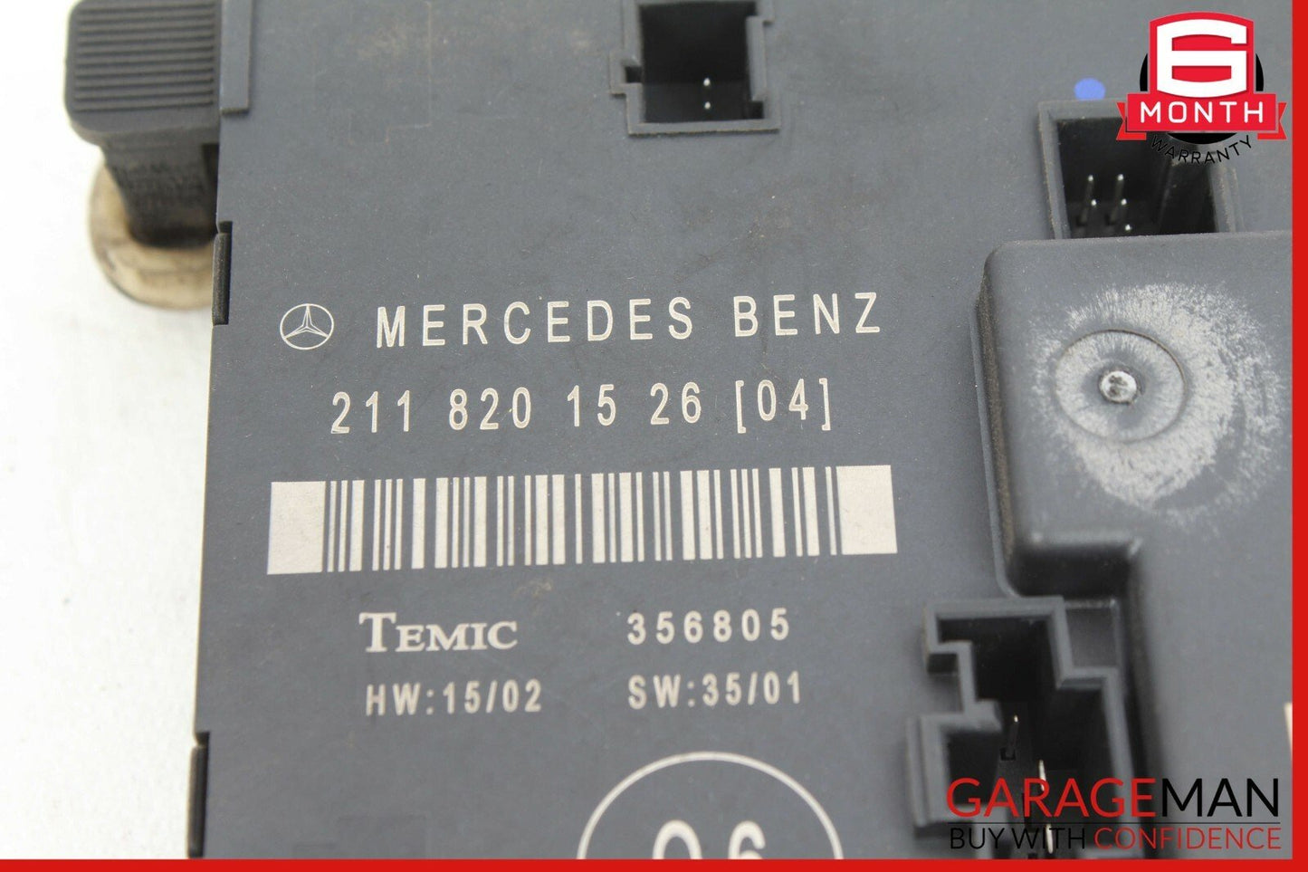 03-06 Mercedes W211 E320 E350 E500 Door Control Module Rear Left 2118201526 OEM