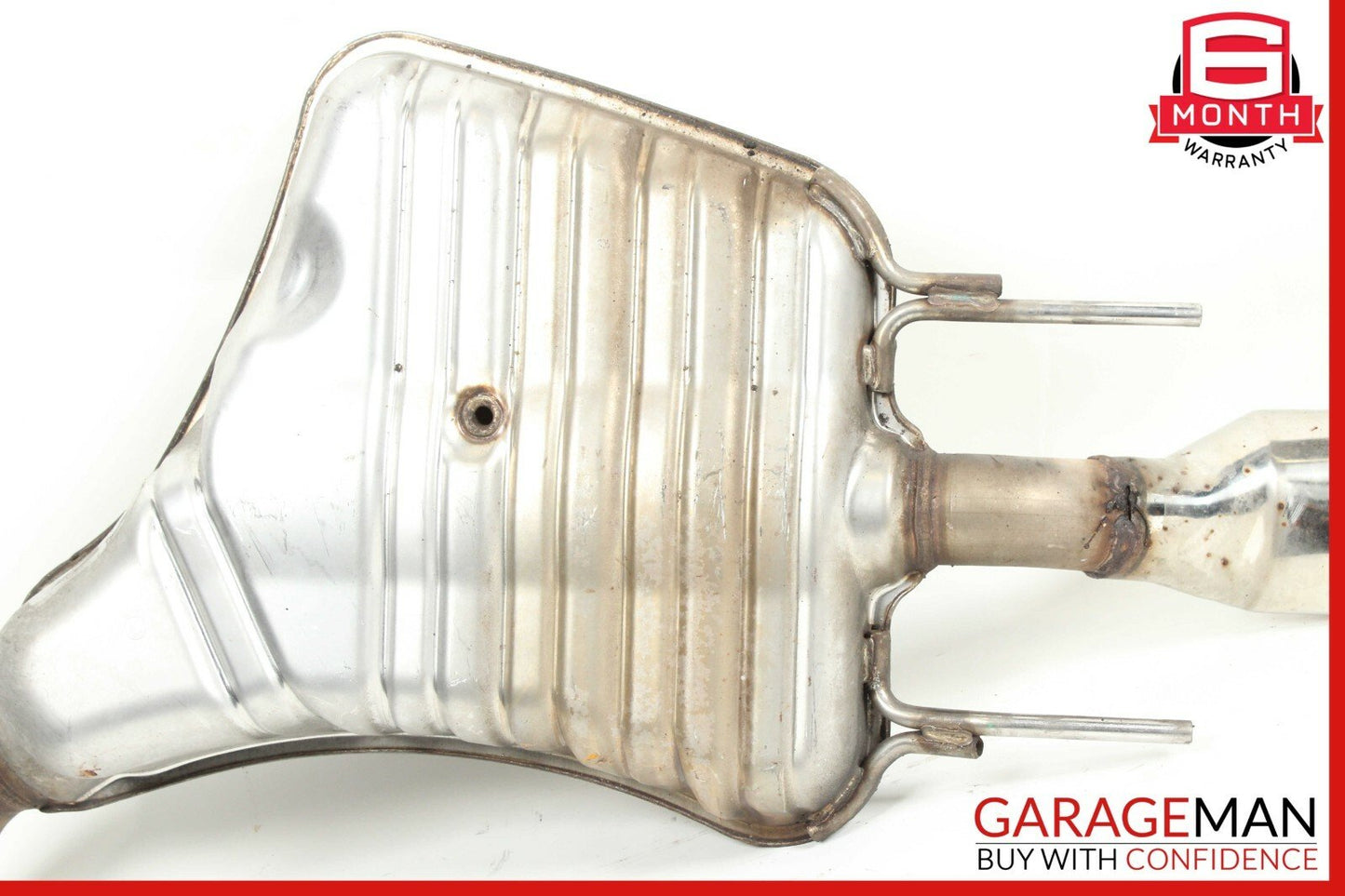07-09 Mercedes W221 S550 Base Rear Right & Left Exhaust Muffler Mufflers Set OEM