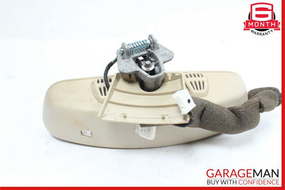 08-14 Mercedes W204 C250 C350 Top Upper Rear View Mirror Assembly Beige