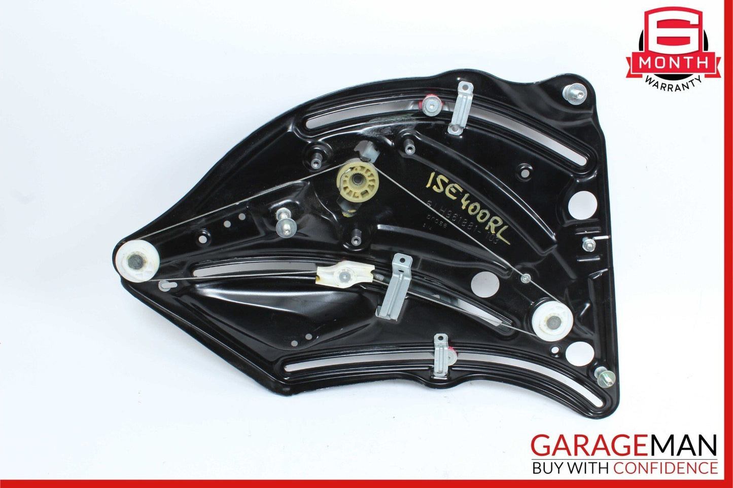 10-16 Mercedes E350 E550 Coupe Rear Left Door Window Regulator Frame w/o Motor
