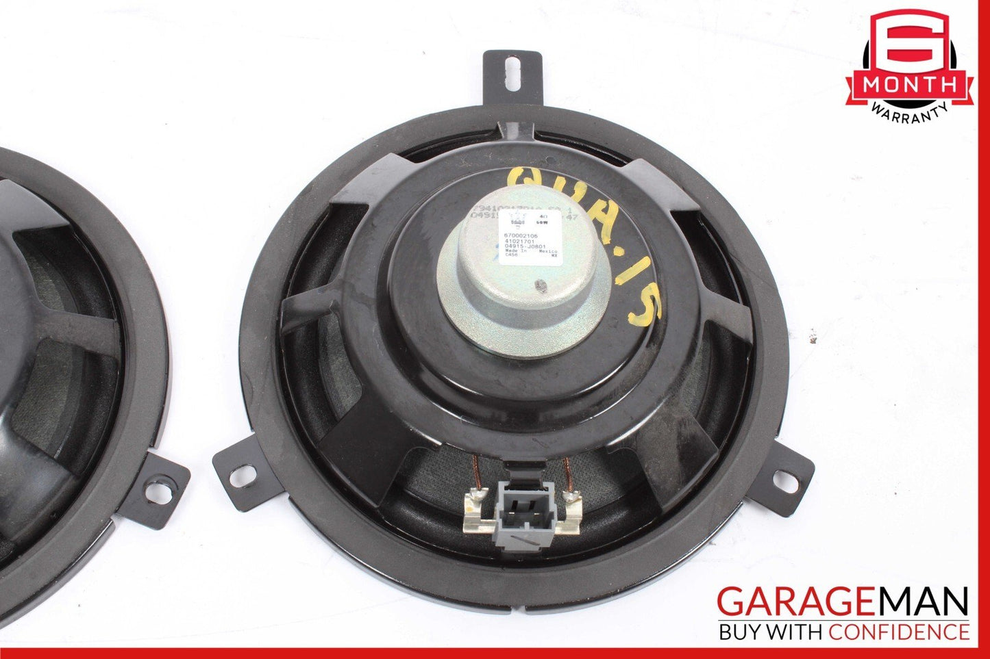 14-17 Maserati Quattroporte Front or Rear Side Door Audio Sound Speaker Set OEM