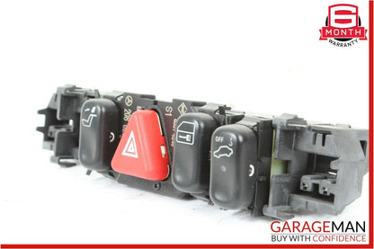 98-03 Mercedes W208 CLK320 CLK430 Hazard Light Door Lock Switch Control Panel