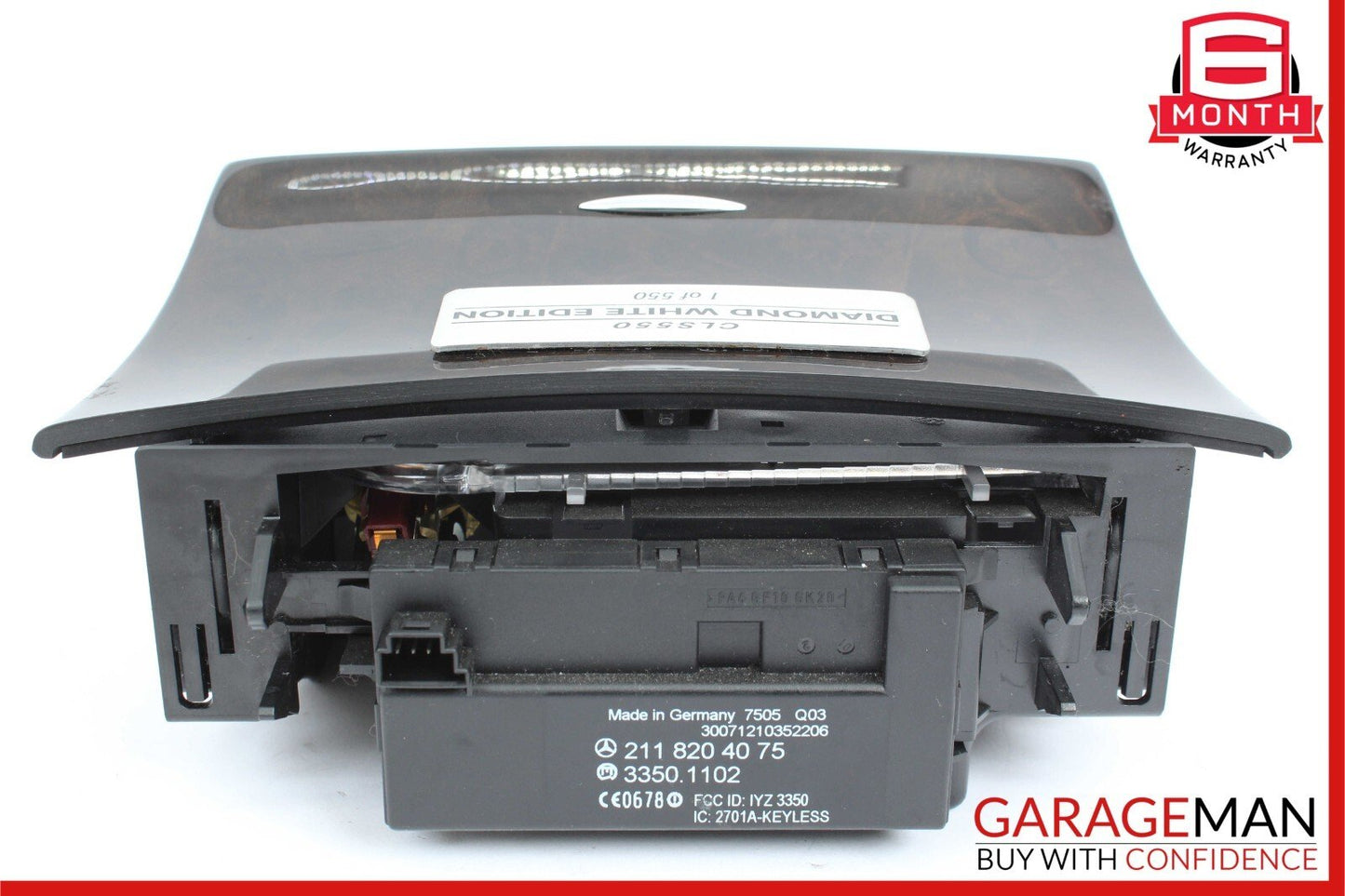 03-11 Mercedes W219 CLS550 AMG Center Ashtray Ash Tray Storage 2118204075 OEM
