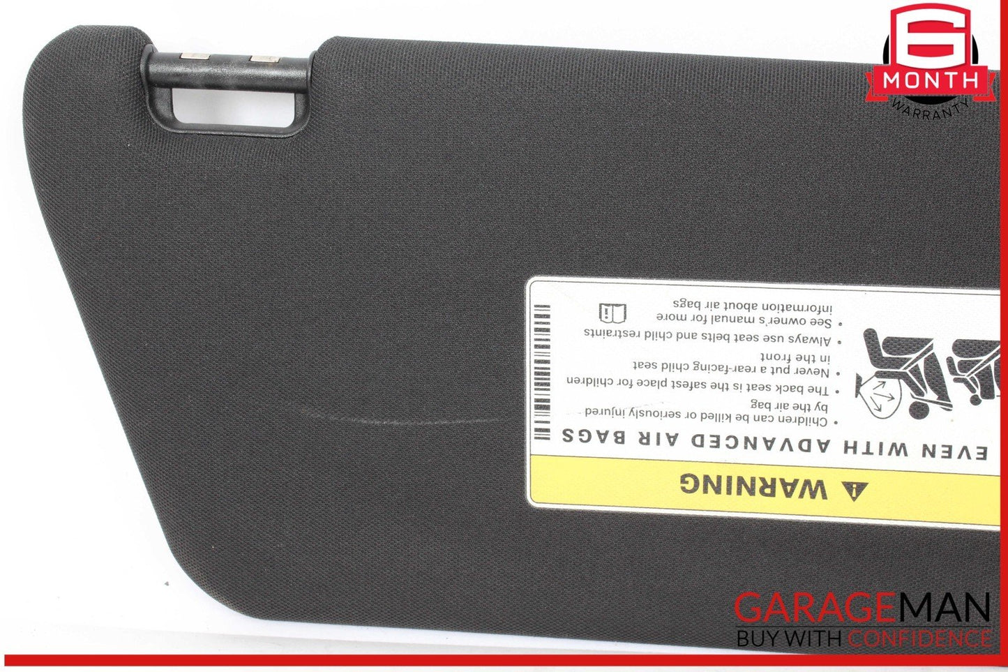 12-14 Mercedes W218 CLS550 CLS63 Right Passenger Side Sun Visor Shade Black OEM