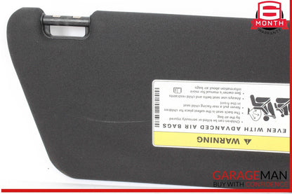 12-14 Mercedes W218 CLS550 CLS63 Right Passenger Side Sun Visor Shade Black OEM