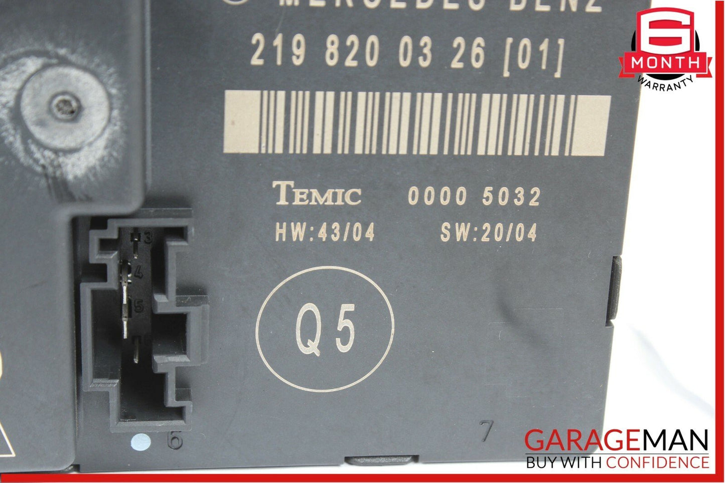 06-11 Mercedes CLS500 CLS550 Rear Right Door Computer Controller Module Unit