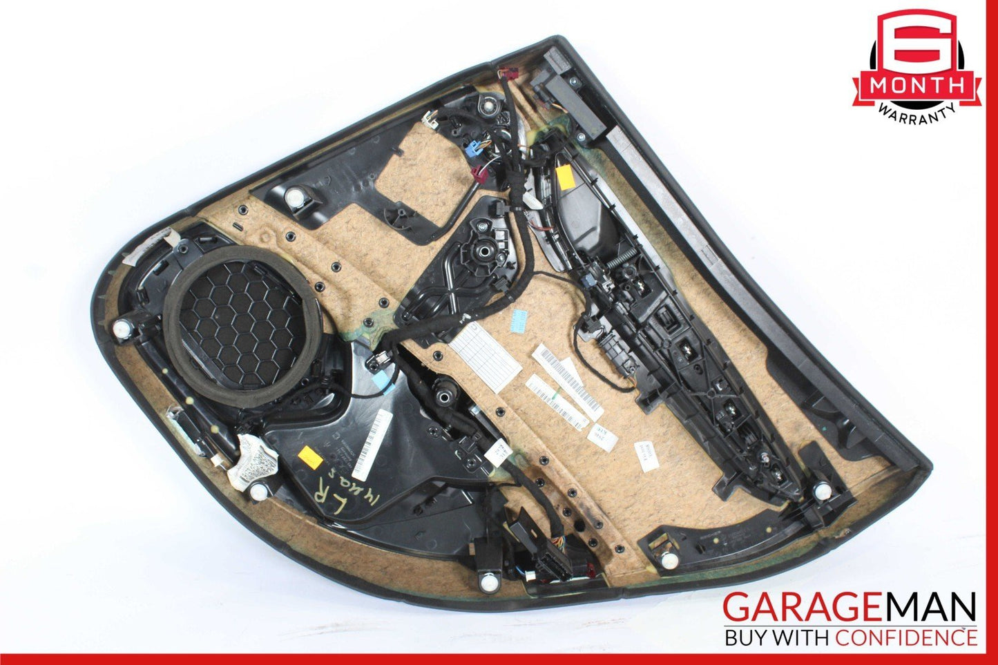 14-17 Maserati Ghibli Rear Left Driver Side Complete Interior Door Panel Black