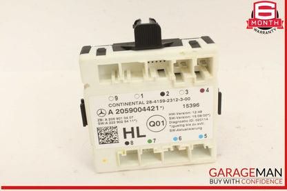 15-20 Mercedes W205 C300 Rear Left Driver Side Door Control Module Unit OEM