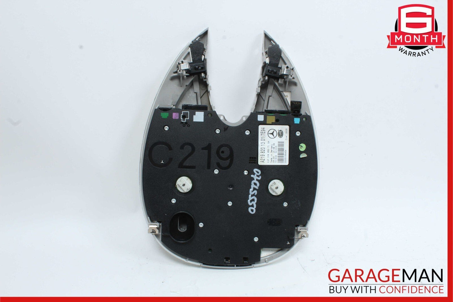 06-11 Mercedes W219 CLS550 CLS500 Dome Light Lamp Switch Gray 2198201301 OEM