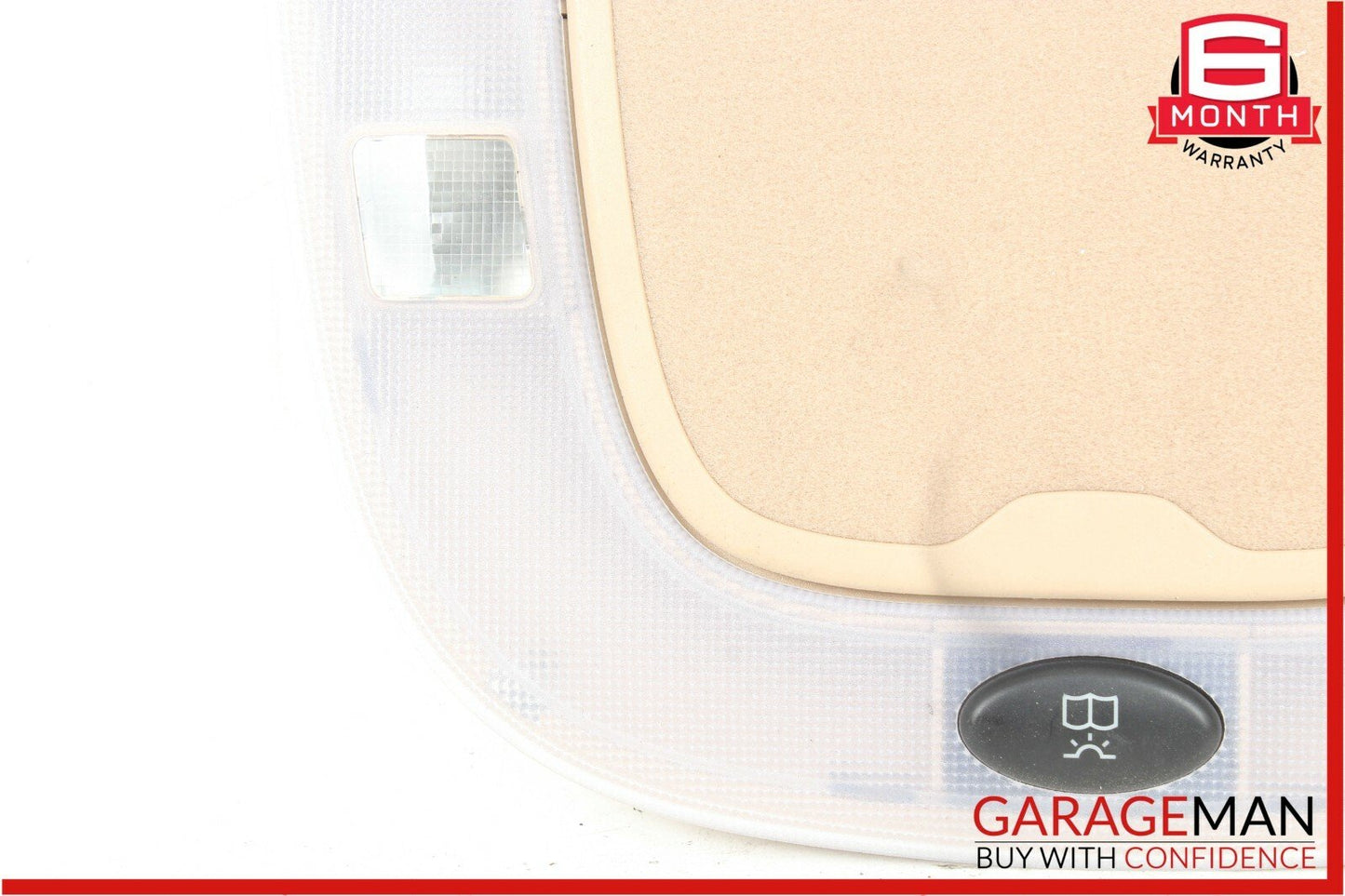 00-06 Mercedes W220 S500 Rear Left or Right Headliner Reading Map Dome Light Tan