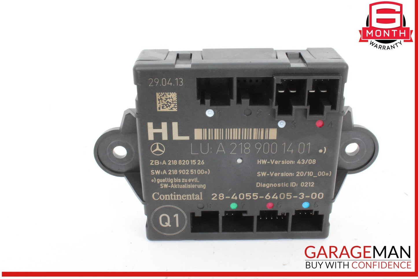 08-18 Mercedes W218 CLS550 Rear Left Side Door Control Module Unit OEM