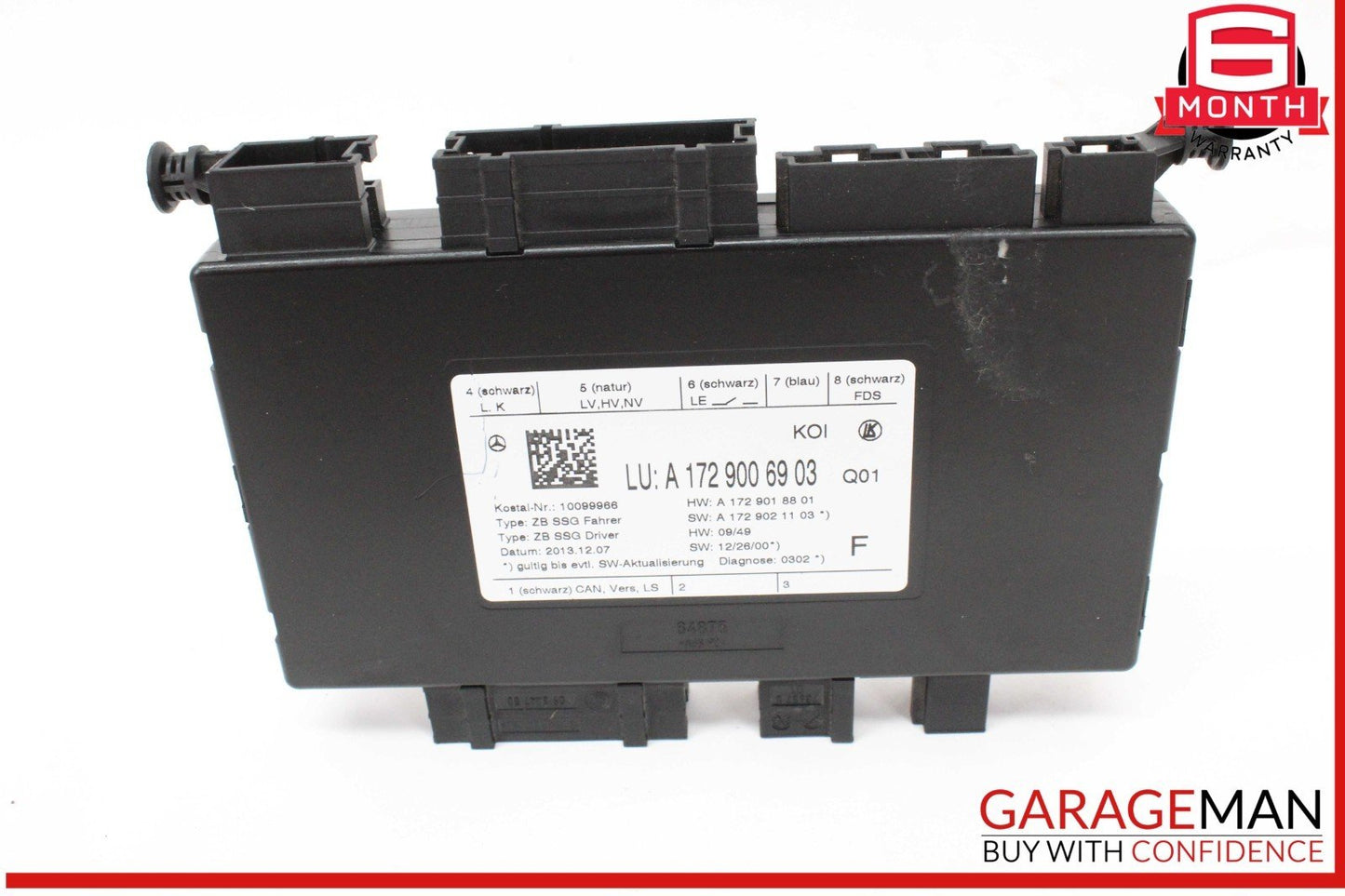 08-18 Mercedes X204 GLK250 Bluetec Front Left Side Seat Control Module Unit OEM