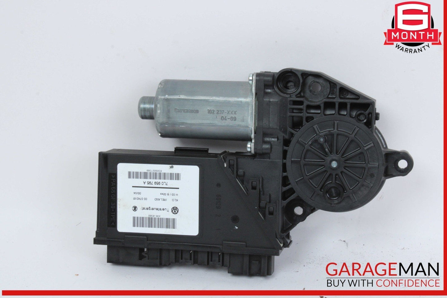 03-10 Porsche Cayenne S 955 957 Rear Left Driver Side Window Regulator Motor OEM