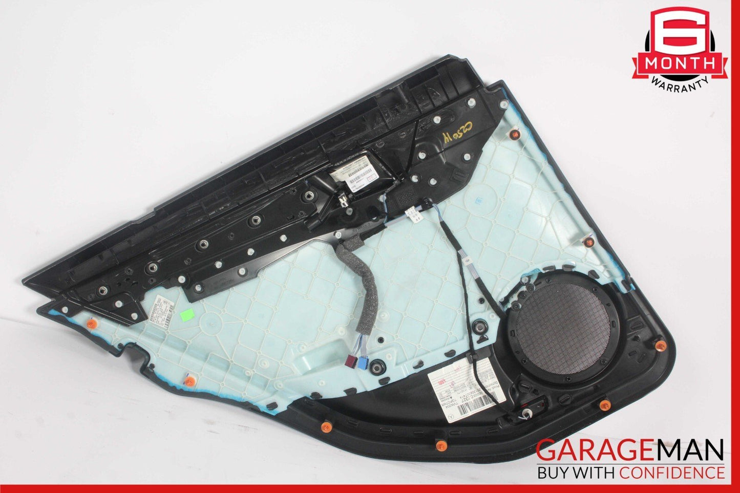 08-14 Mercedes W204 C300 Rear Right Side Interior Door Trim Panel Cover Black