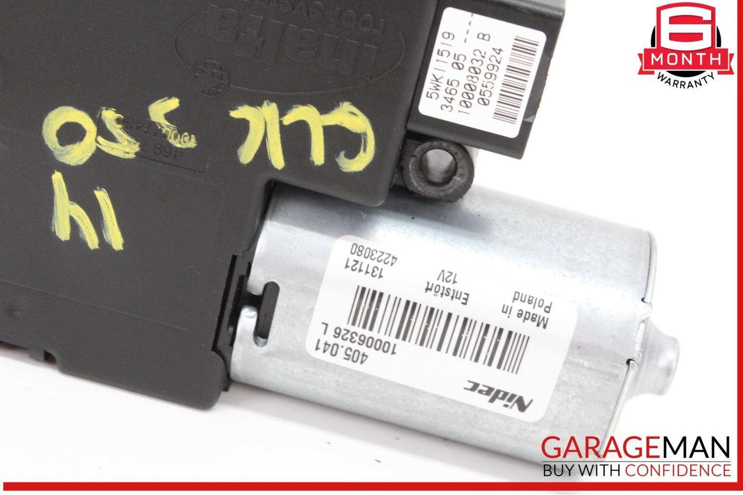 08-15 Mercedes X204 GLK250 Bluetec Panoramic Sunroof Motor Unit 2049005310 OEM