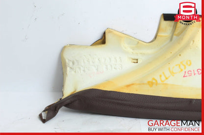 03-09 Mercedes W209 CLK350 Rear Right Passenger Side Bolster Cushion Cover Brown