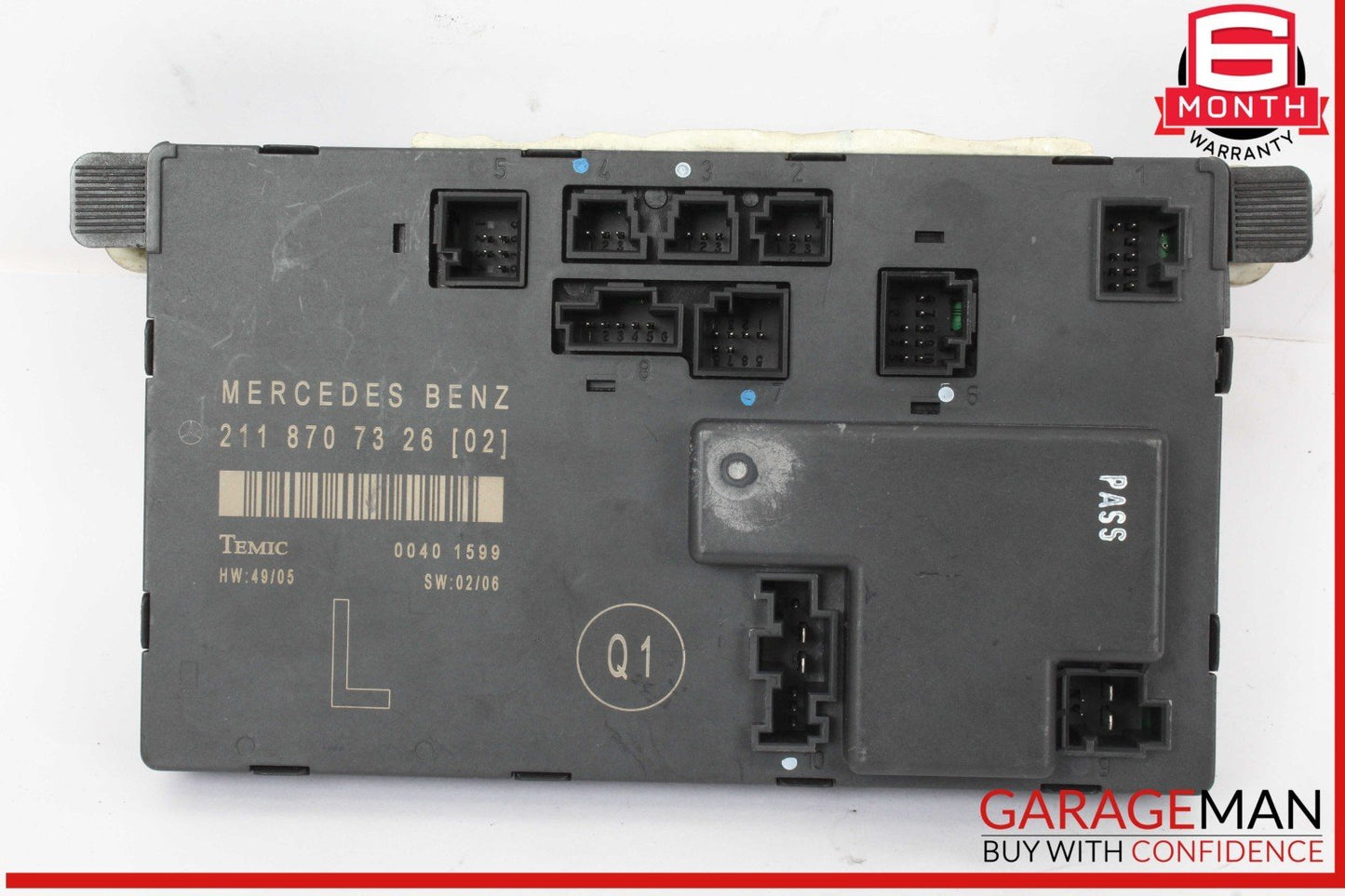 03-09 Mercedes W211 E350 Front Left Driver Side Door Control Module Unit OEM