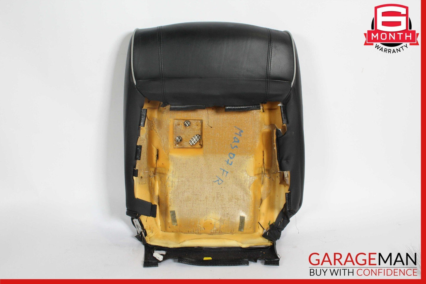 03-08 Maserati Quattroporte M139 Front Right Side Top Upper Seat Cushion Black