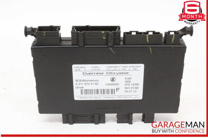 03-12 Mercedes X164 GL450 4MATIC Front Left Side Seat Control Module Unit OEM