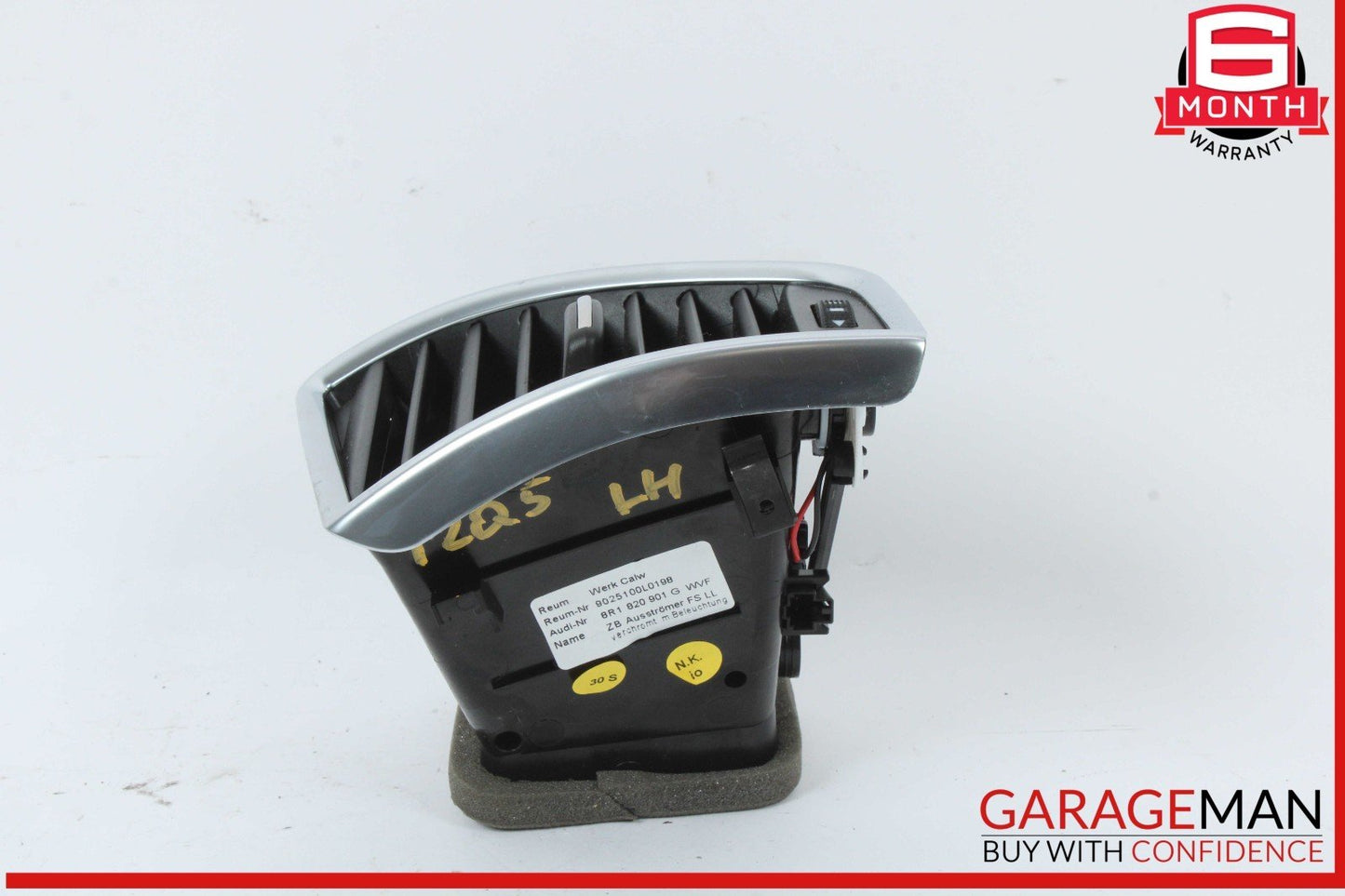 09-17 Audi Q5 SQ5 Front Left Driver Side Dash Dashboard AC A/C Air Vent OEM
