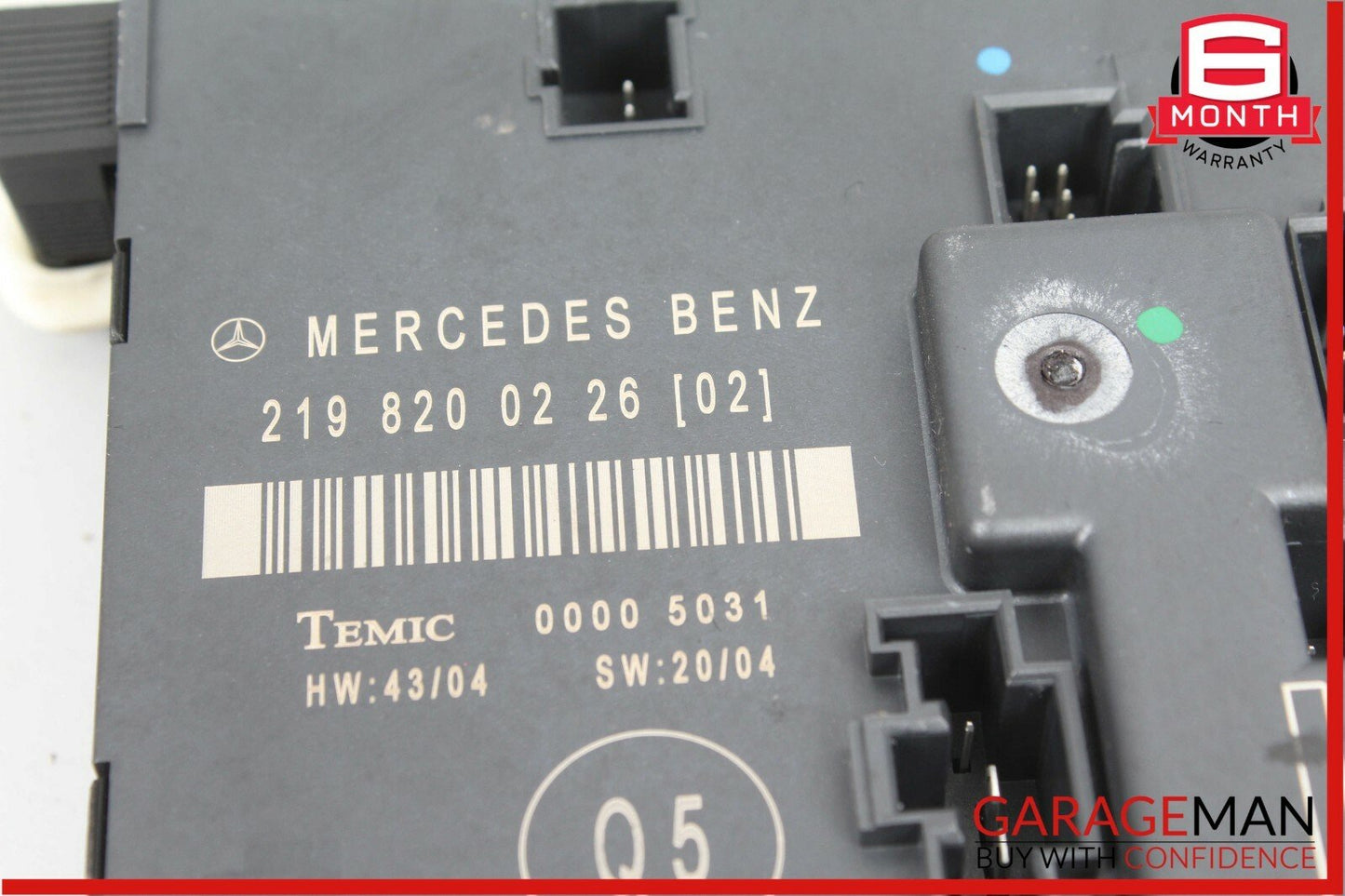 06-11 Mercedes CLS500 CLS55 AMG Rear Left Door Control Module 2198200226 OEM