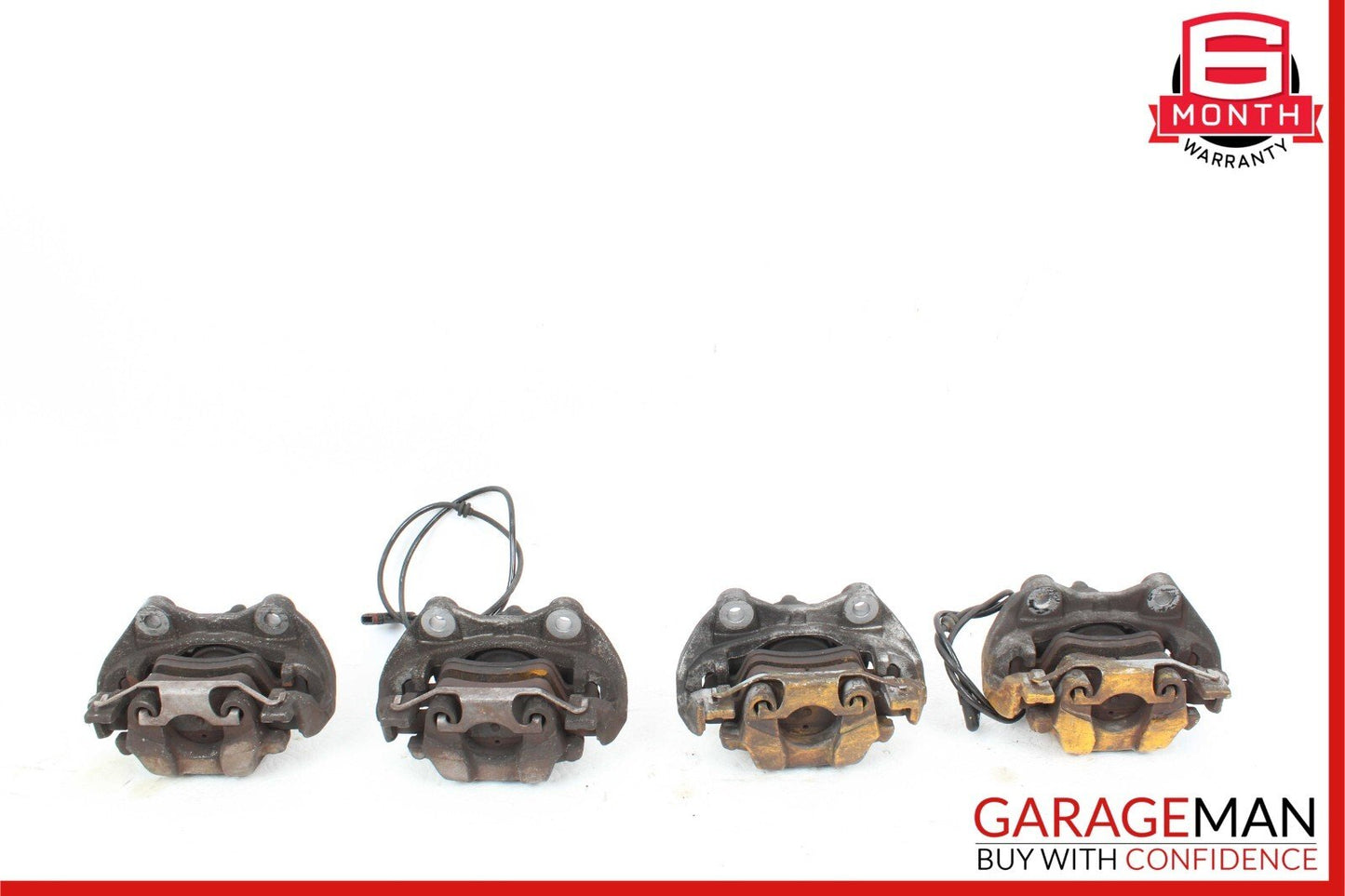 07-09 Mercedes W221 S550 Rear Left & Right Side Brake Caliper Calipers Set OEM