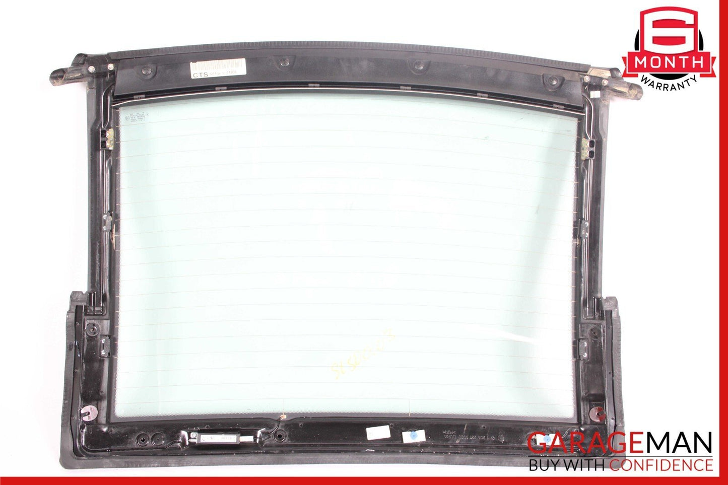 03-11 Mercedes R230 SL500 SL600 SL65 AMG Rear Back Windshield Window Glass Clear