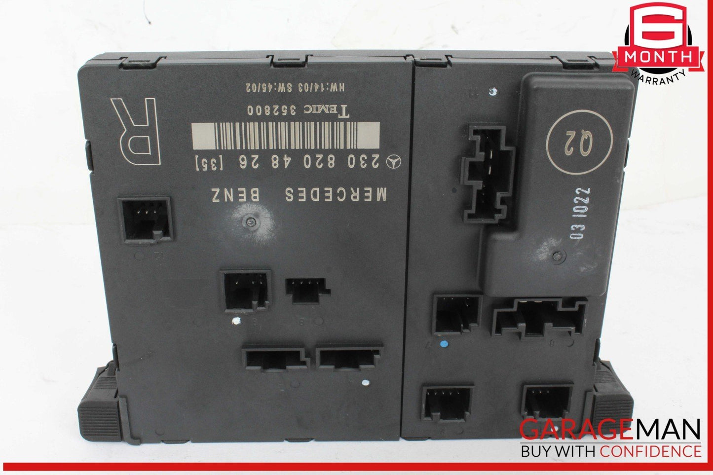 03-12 Mercedes R230 SL500 SL55 SL600 Front Right Side Door Control Module OEM