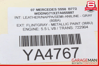 07-14 Mercedes W221 S550 S600 CL550 Headlight Head Light Switch Controller OEM
