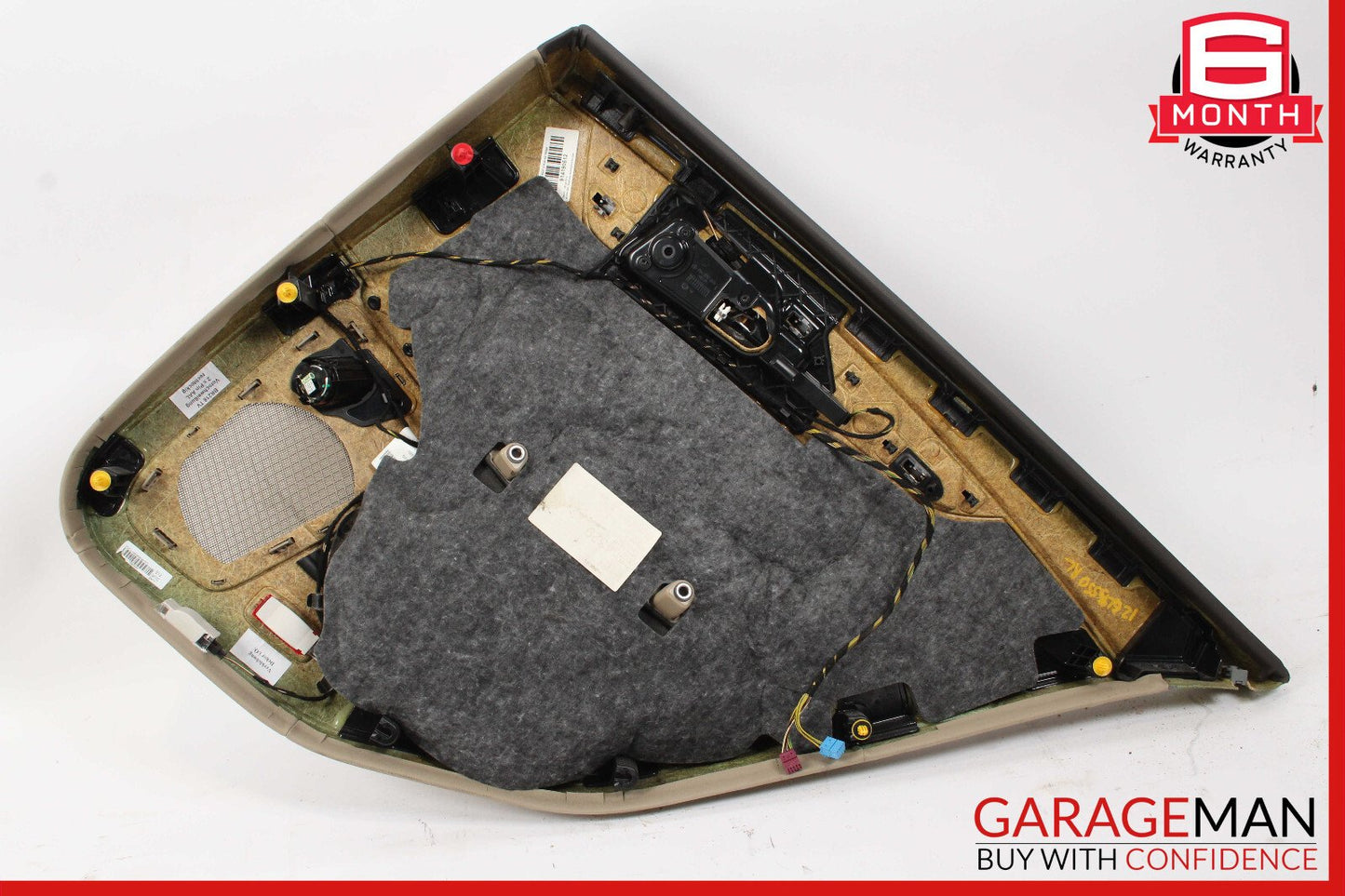 12-14 Mercedes W218 CLS550 Rear Left Driver Side Interior Door Panel Beige OEM