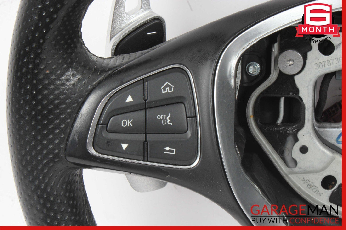 15-18 Mercedes W205 C300 GLC300 Steering Wheel Paddle Shifters Assy Anthracite