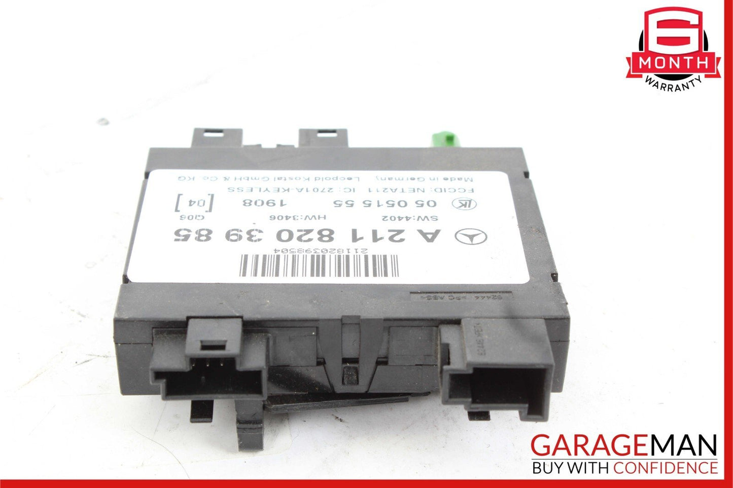 03-11 Mercedes W219 CLS500 E500 E63 AMG Keyless Go Entry Control Module Unit OEM