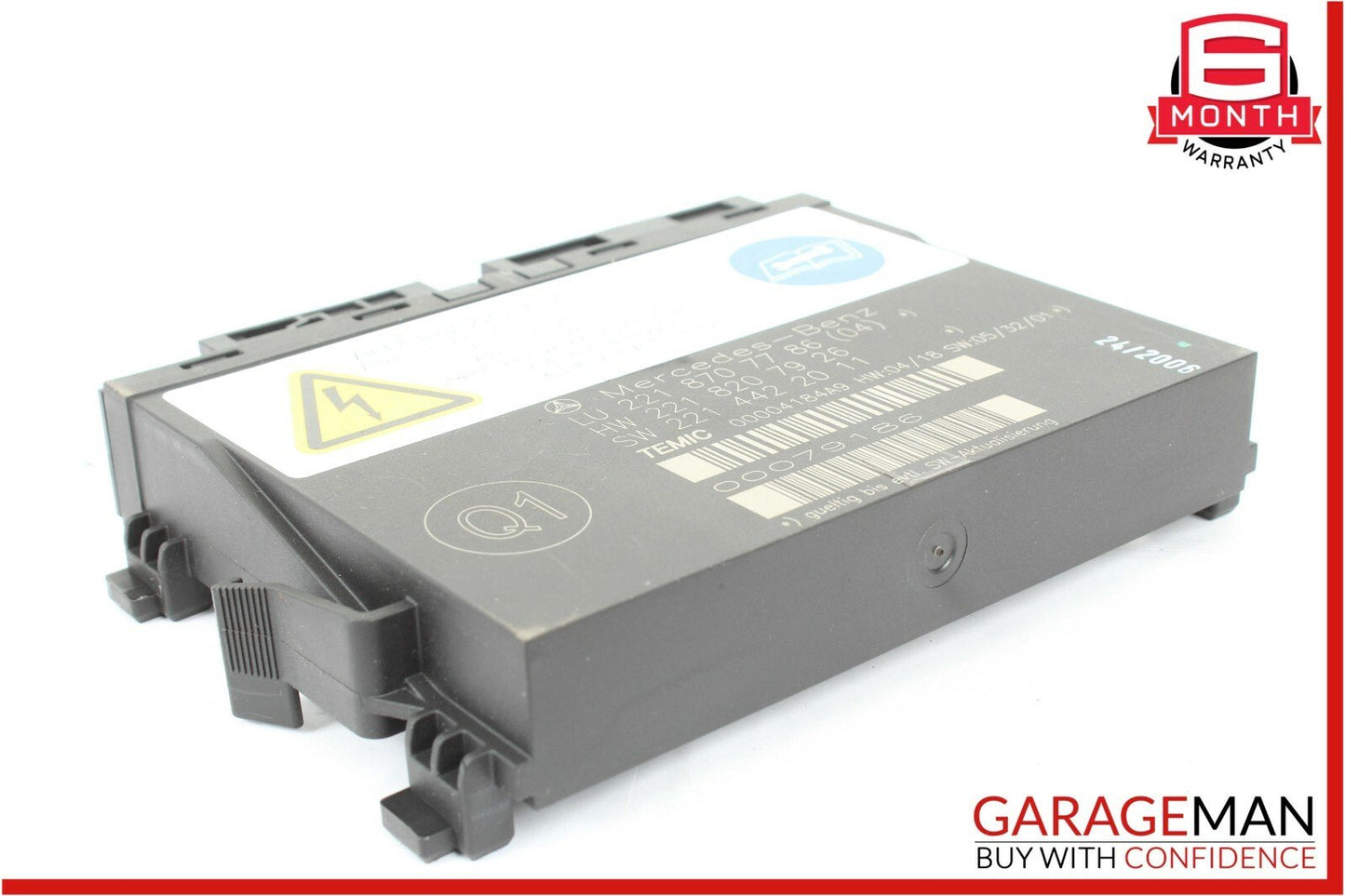 07-09 Mercedes W221 S550 Front Left / Right Seat Contour Computer Control Module