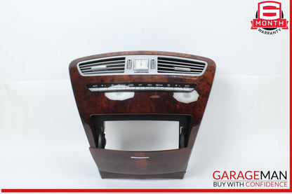 07-14 Mercedes W216 CL65 AMG Front Center Dash AC Control Panel w/ Clock OEM