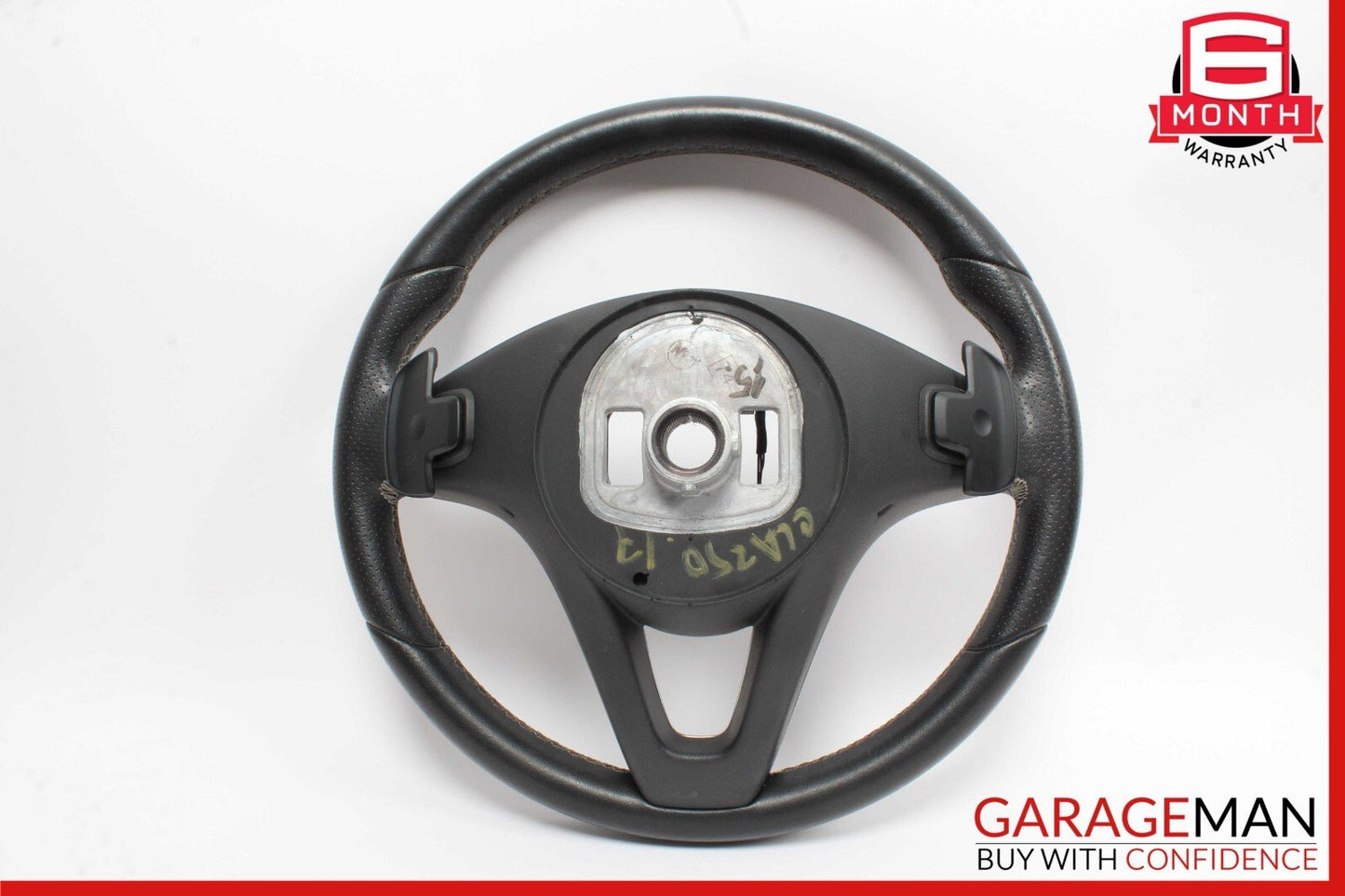 14-20 Mercedes W117 CLA250 GLA250 Steering Wheel w/ Paddle Shifters Black OEM