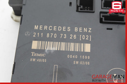 03-09 Mercedes W211 E350 E550 E63 AMG Front Left Side Door Control Module Unit