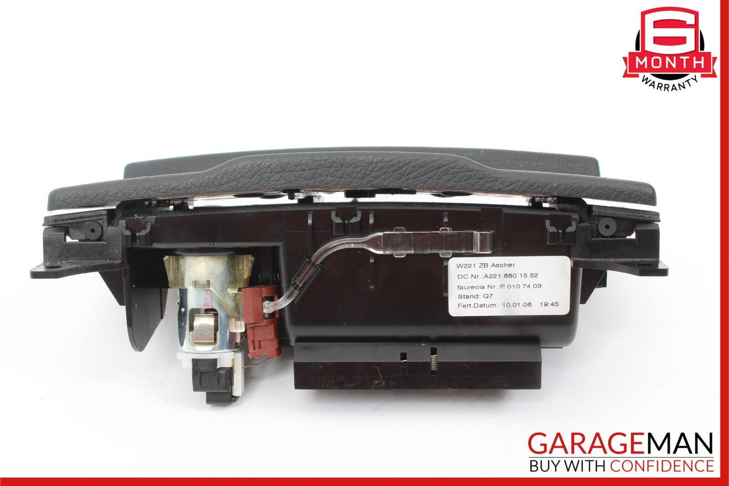 07-09 Mercedes W221 S550 Ash Tray Ashtray Lighter Compartment Tray Black OEM