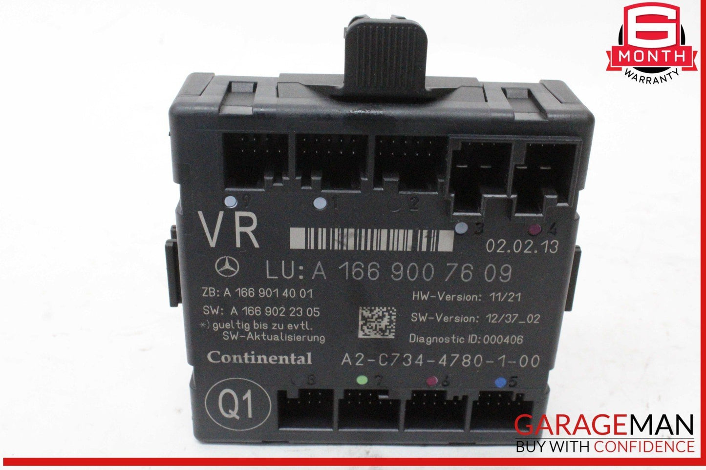 12-20 Mercedes X166 GL450 CLA45 AMG Front Right Side Door Control Module OEM