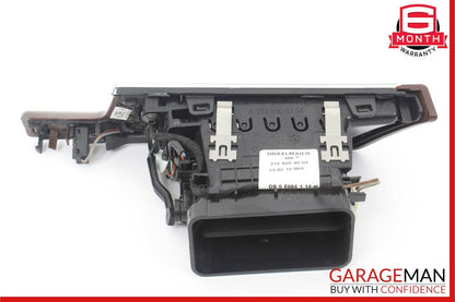 10-14 Mercedes W212 E350 E400 Dashboard Dash AC A/C Air Vent LeftÂ Trim Wood OEM