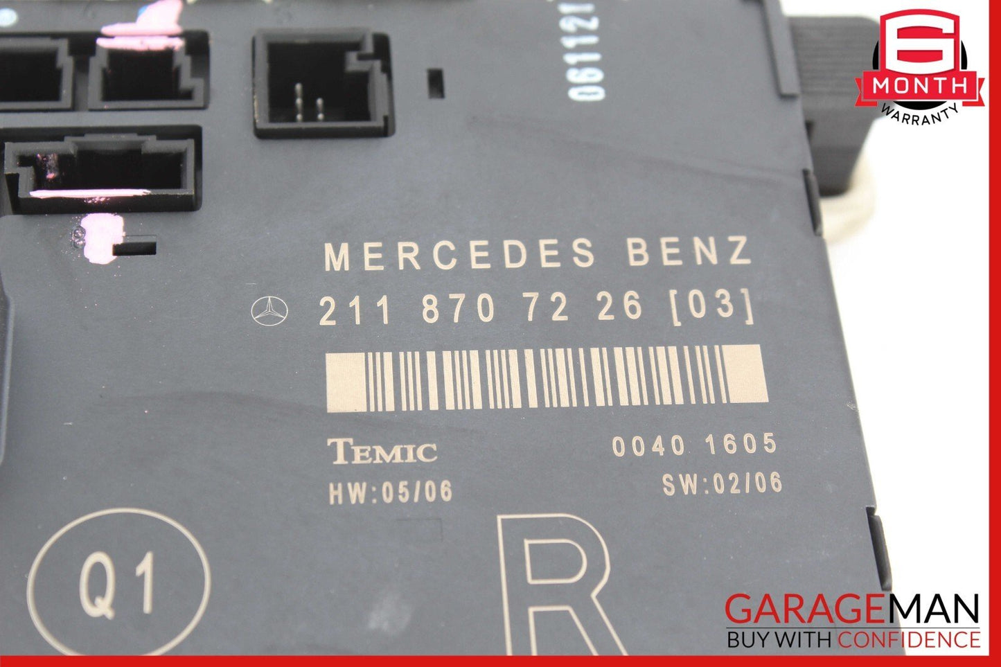 03-09 Mercedes W211 E320 E350 E550 Front Right Side Door Control Module Unit