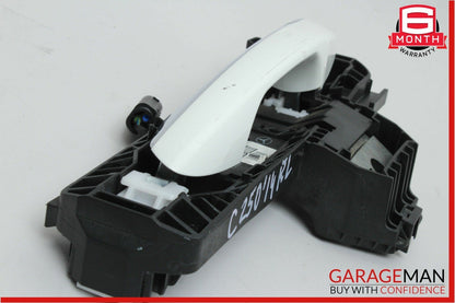 12-14 Mercedes W204 C250 Rear Left Side Keyless Go Exterior Door Handle White