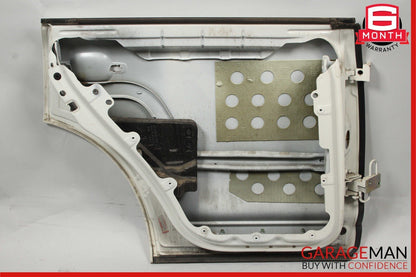 03-06 Porsche Cayenne 955 Rear Left Driver Side Exterior Door Shell Panel White