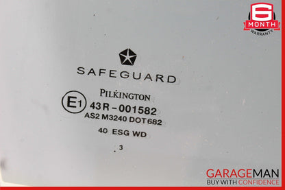 04-08 Chrysler Crossfire Pilkington Front Right Side Door Window Auto Glass OEM