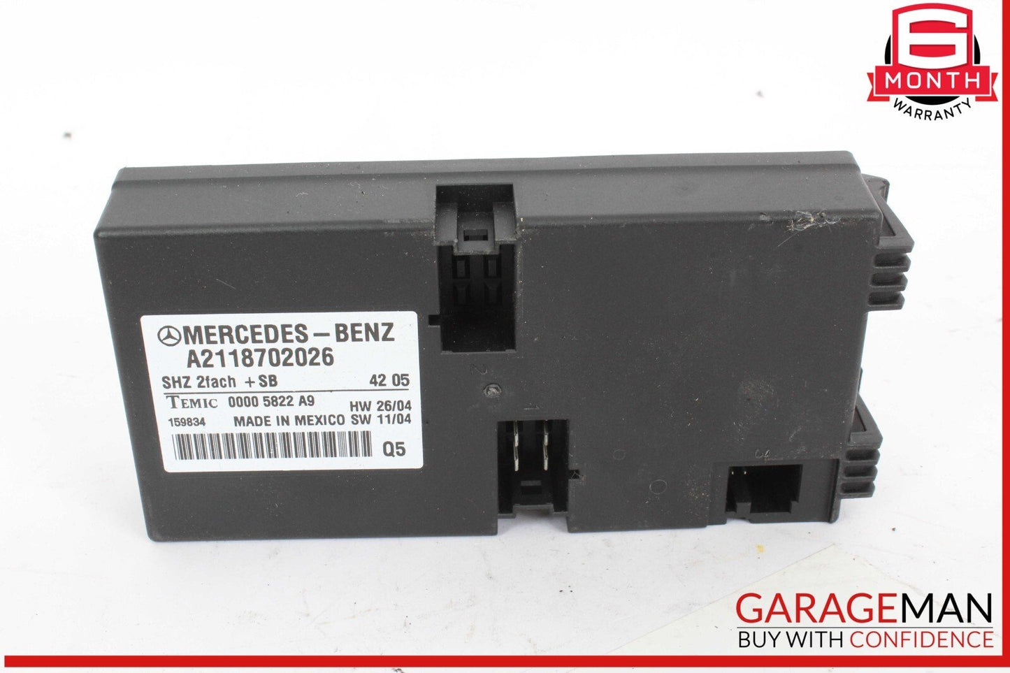 06-13 Mercedes W251 R500 4MATIC Heated Seat Control Module Unit 2118702026