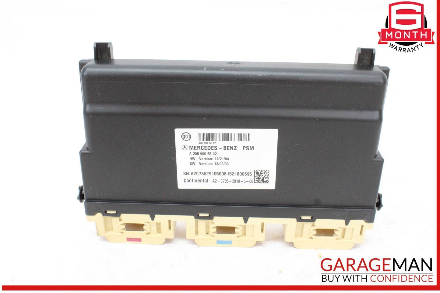 15-20 Mercedes W205 C300 C350e C63 AMG Front Right Side Seat Control Module Unit