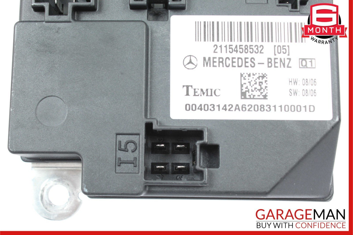 03-11 Mercedes W219 CLS63 E350 CLS550 Body Control Module BCM 2115455332 OEM