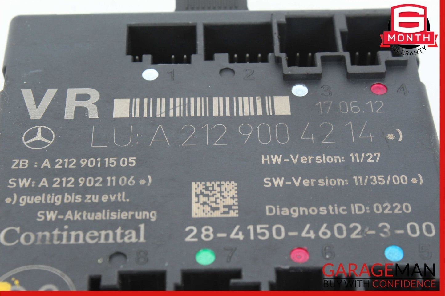 08-18 Mercedes W204 C250 SLK250 Front Right Side Door Control Module Unit OEM
